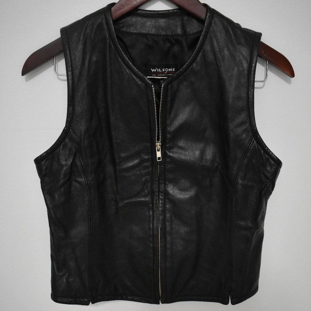 Wilson The Leather Expert zipped vest